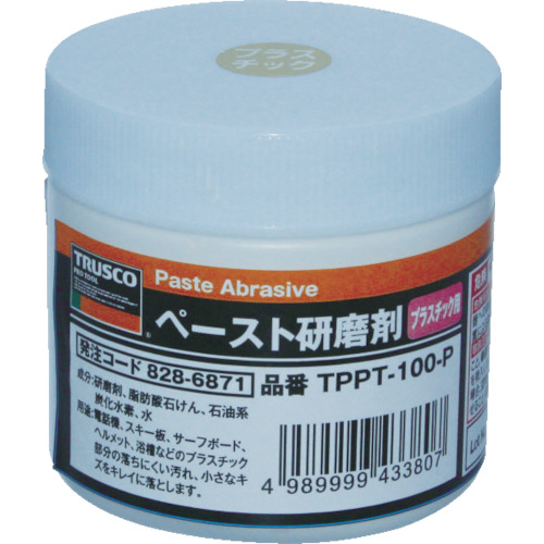 【TRUSCO】ＴＲＵＳＣＯ　ペースト研磨剤　プラスチック用　１００ｇ